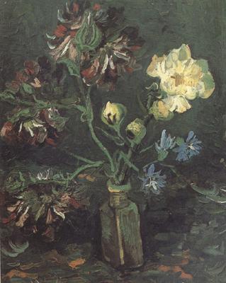 Vincent Van Gogh Vase with Myosotis and Peonies Germany oil painting art
